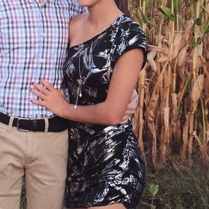Black and silver dress!